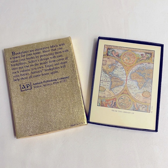 Vintage Bookplates NOS by Antioch Publishing Co. 28 ct - Picture 2 of 11
